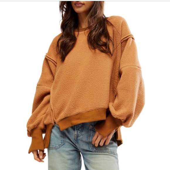 NWT Free People Cozy Camden Sweatshirt - Picture 1 of 5